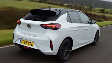 Vauxhall Corsa hatchback rear 3/4 tracking
