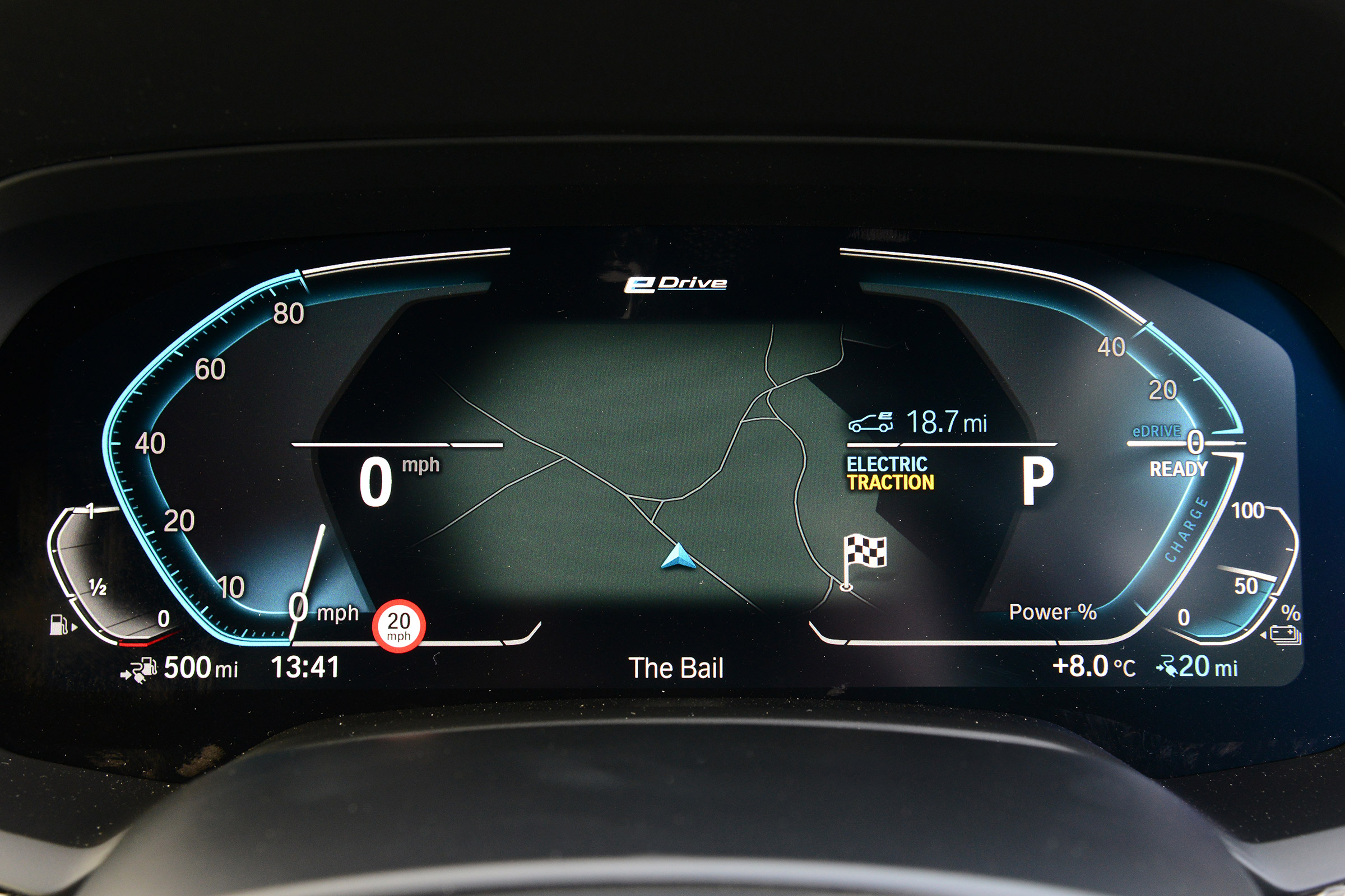 BMW X5 xDrive45e SUV digital instruments