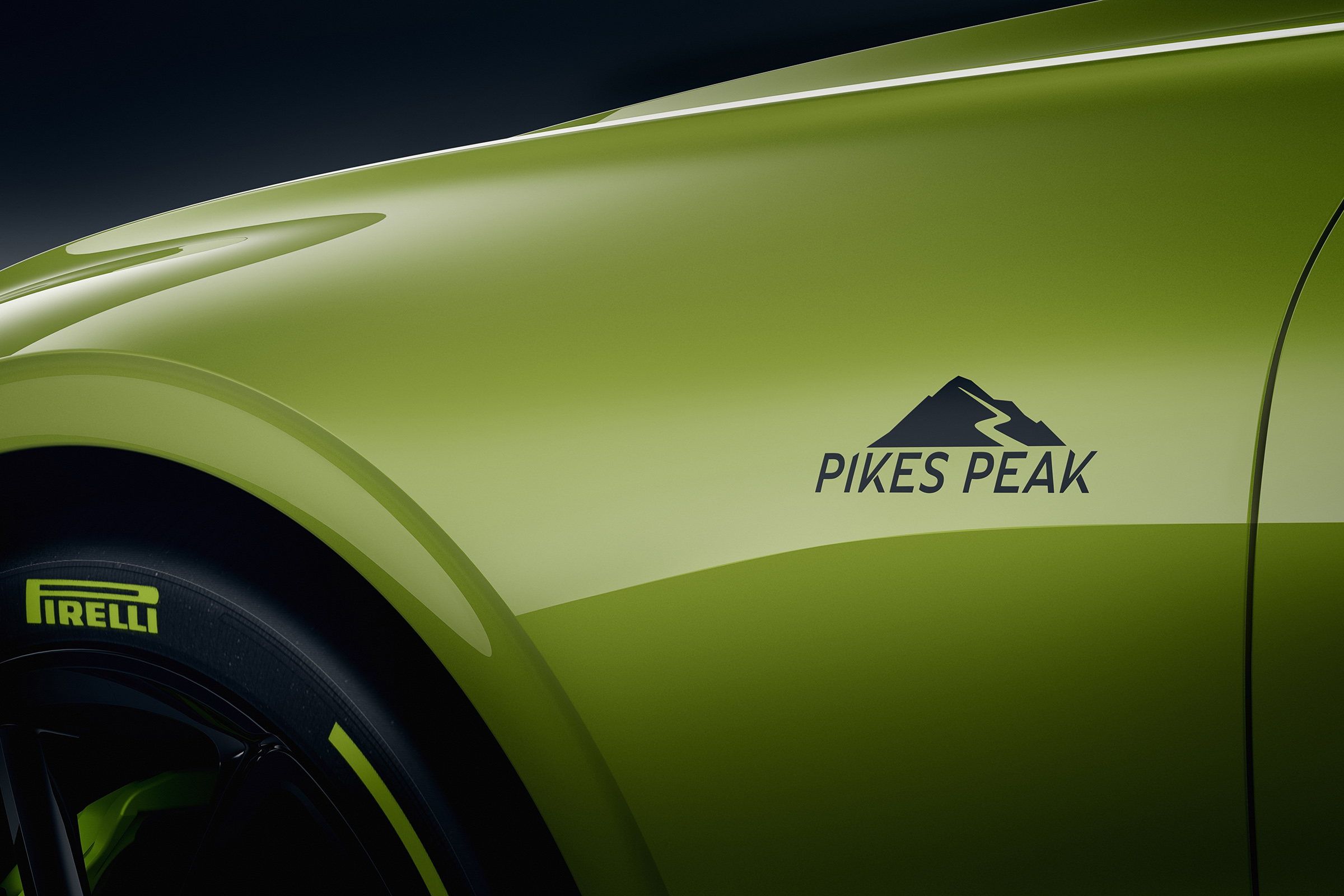 Bentley Continental GT Limited Edition Pikes Peak sticker