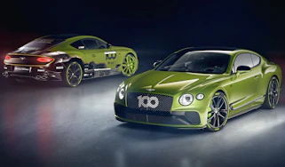 Bentley Continental GT Pikes Peak Limited Edition and the winning car