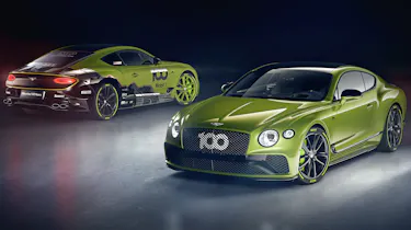 Bentley Continental GT Pikes Peak Limited Edition and the winning car