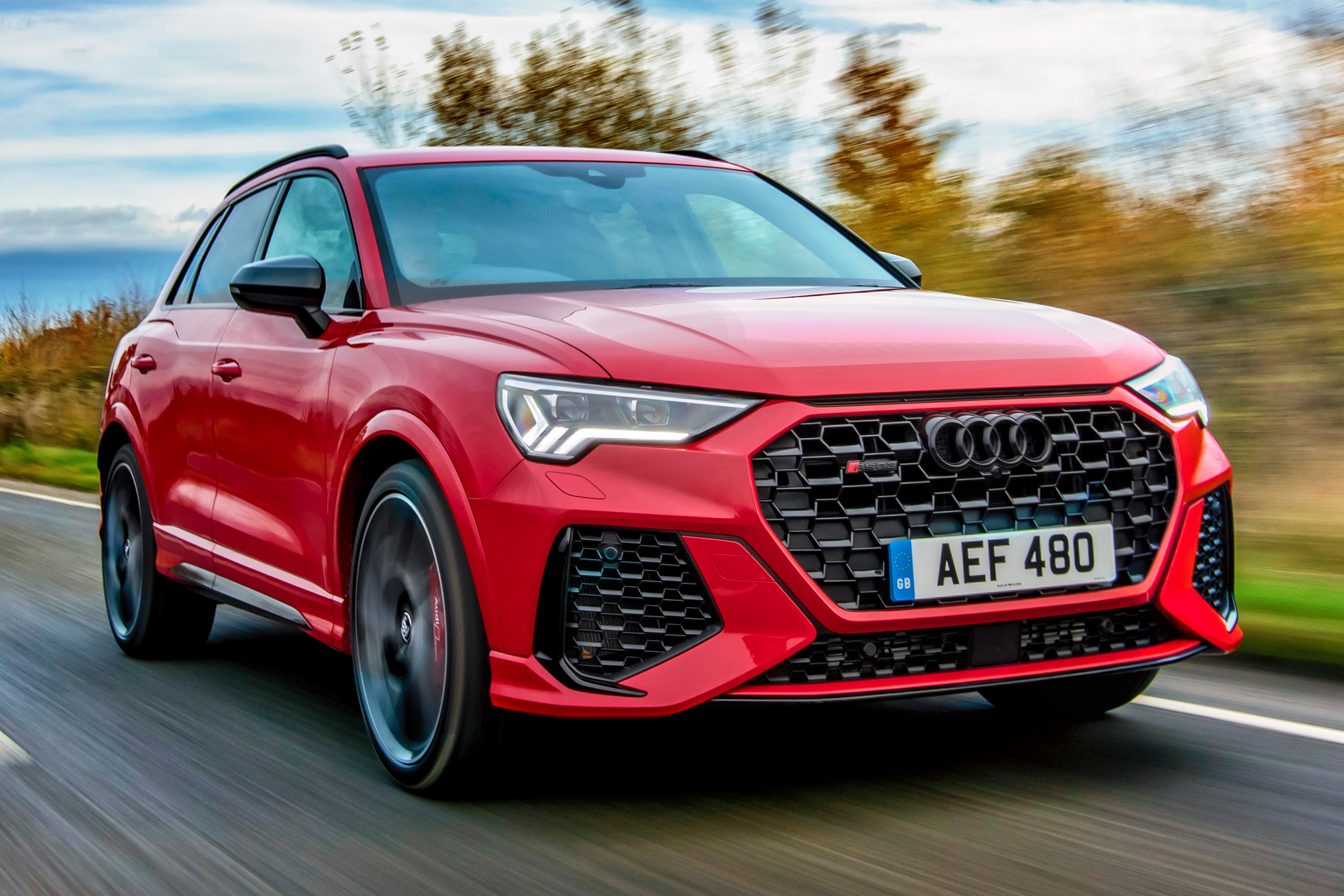 Audi RS Q3 driving