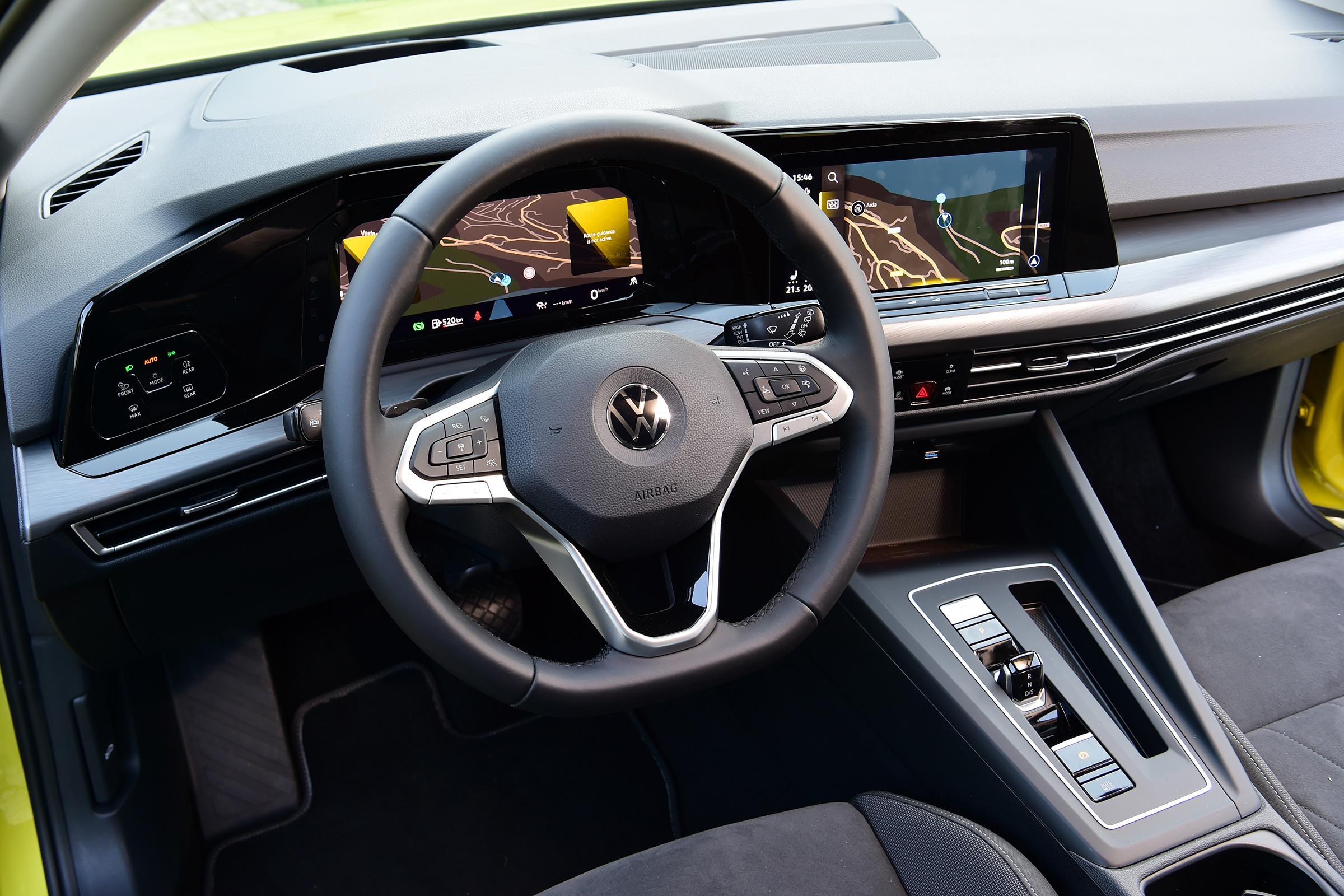 Volkswagen Golf hatchback steering wheel