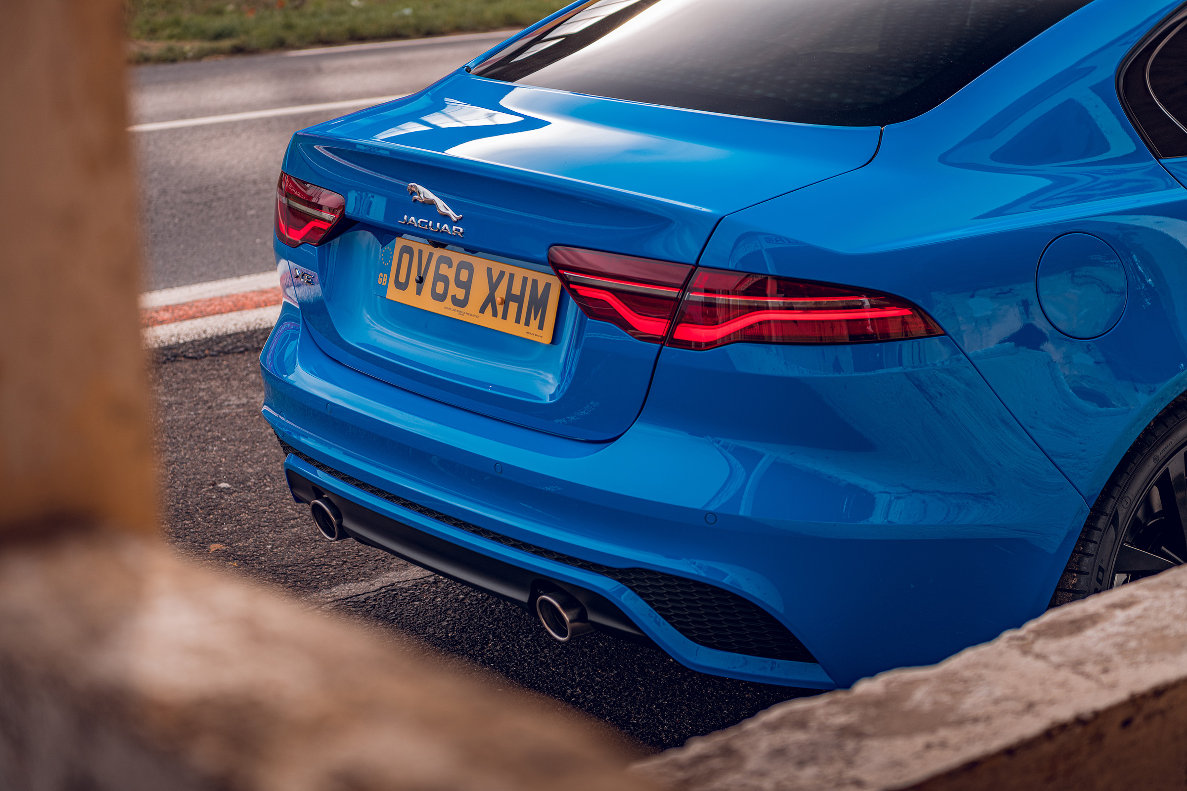 Jaguar XE Reims Edition rear end detail
