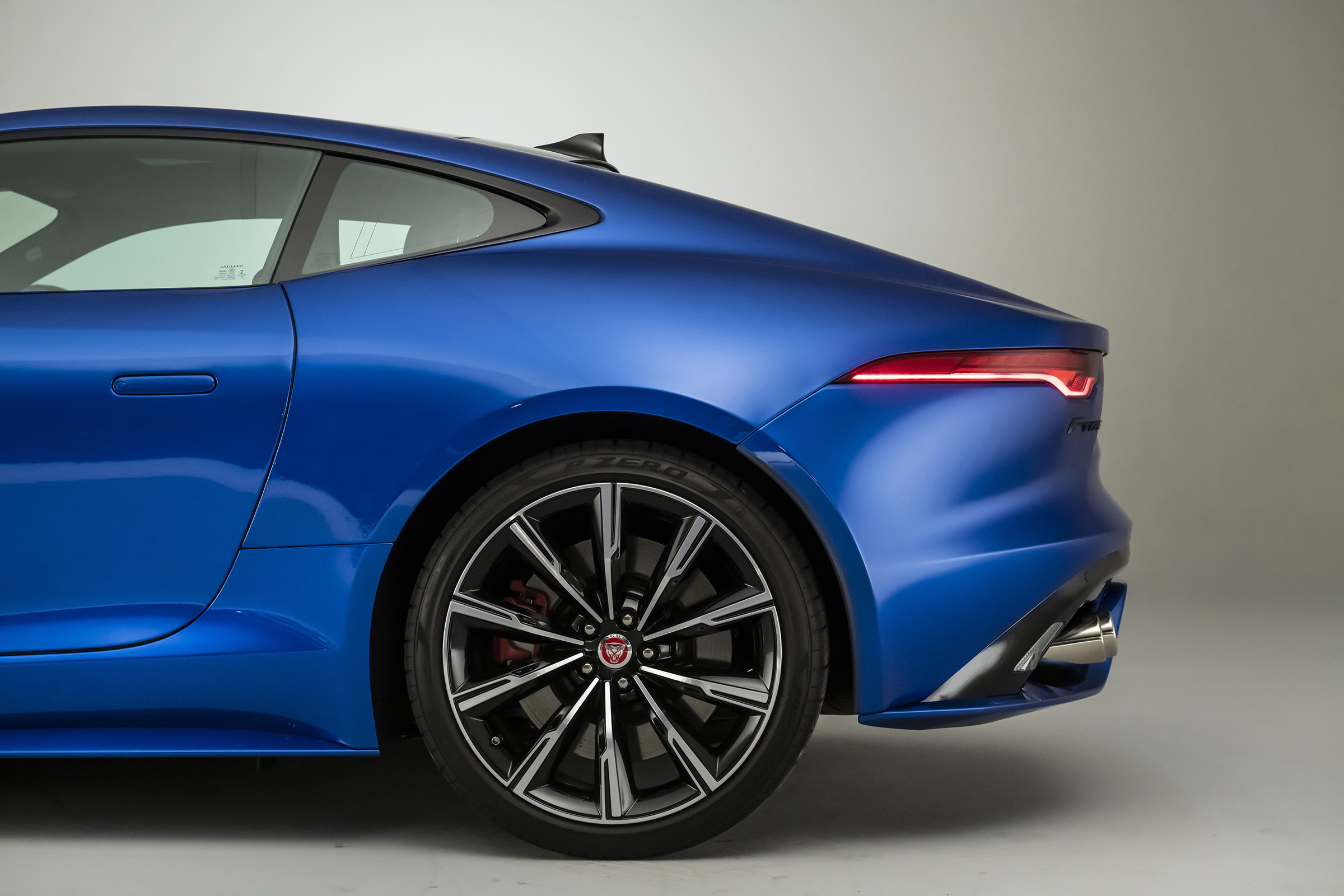 2020 Jaguar F-Type rear end - side view
