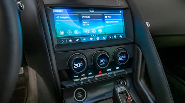 2020 Jaguar F-Type touchscreen