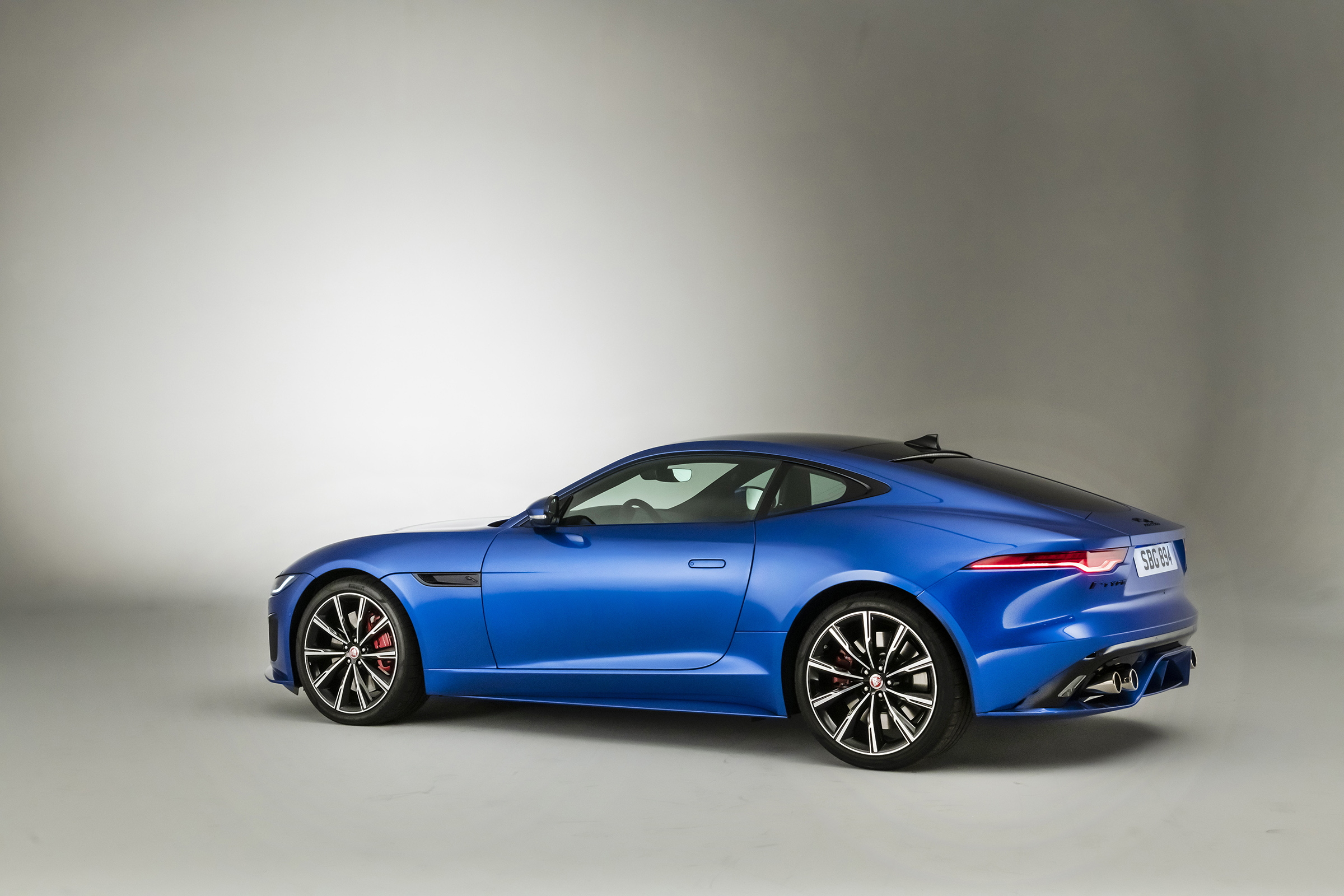 2020 Jaguar F-Type left side/rear view