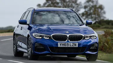 BMW 3 Series Touring driving - front view