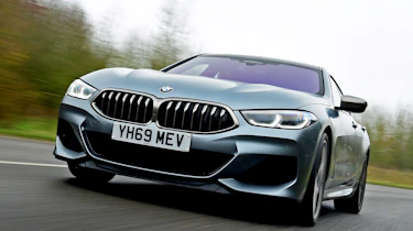BMW 8 Series Gran Coupe saloon front tracking
