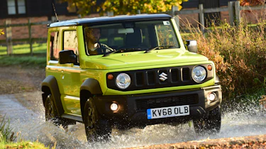 Suzuki Jimny SUV water splash