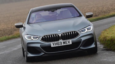 BMW 8 Series Gran Coupe saloon front driving