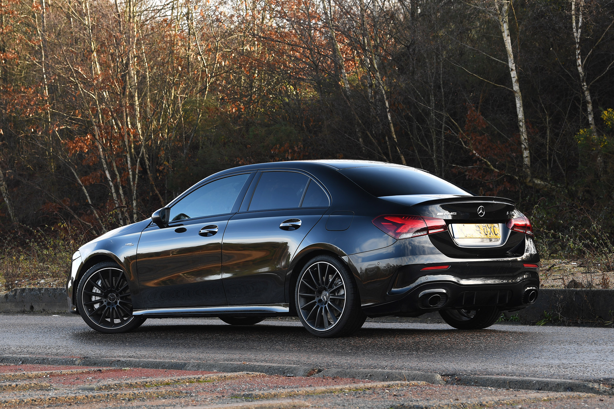 Mercedes-AMG A 35 Saloon rear 3/4 static