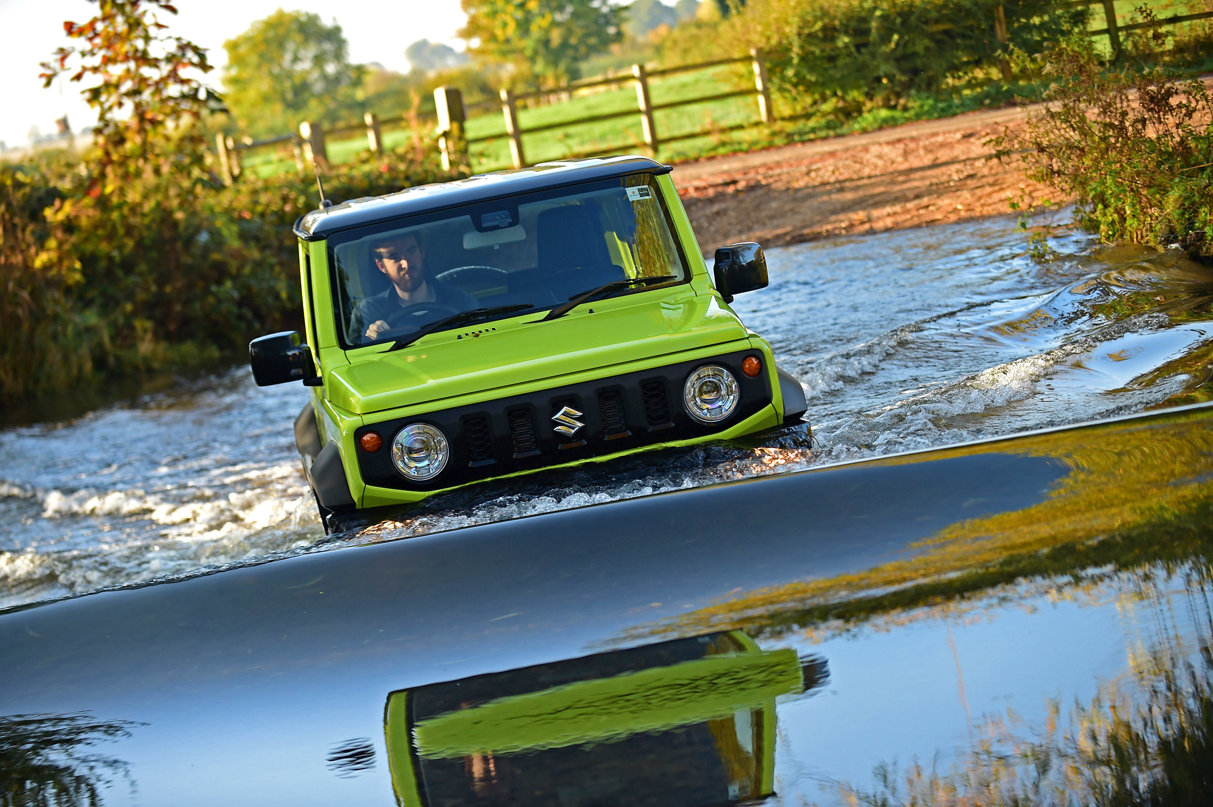 Suzuki Jimny SUV wading