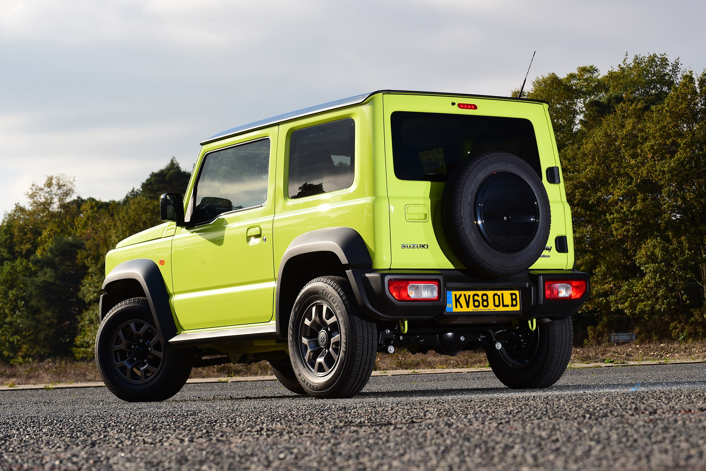 Suzuki Jimny SUV rear 3/4 static