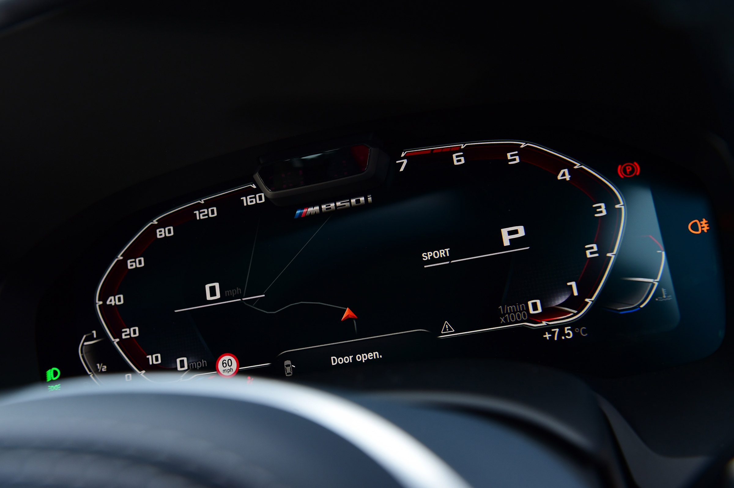 BMW 8 Series Gran Coupe saloon digital instruments