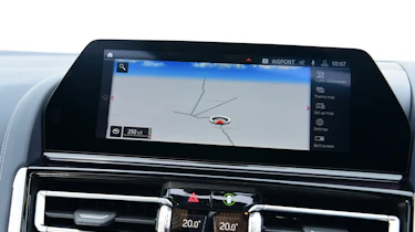 BMW 8 Series Gran Coupe saloon infotainment display