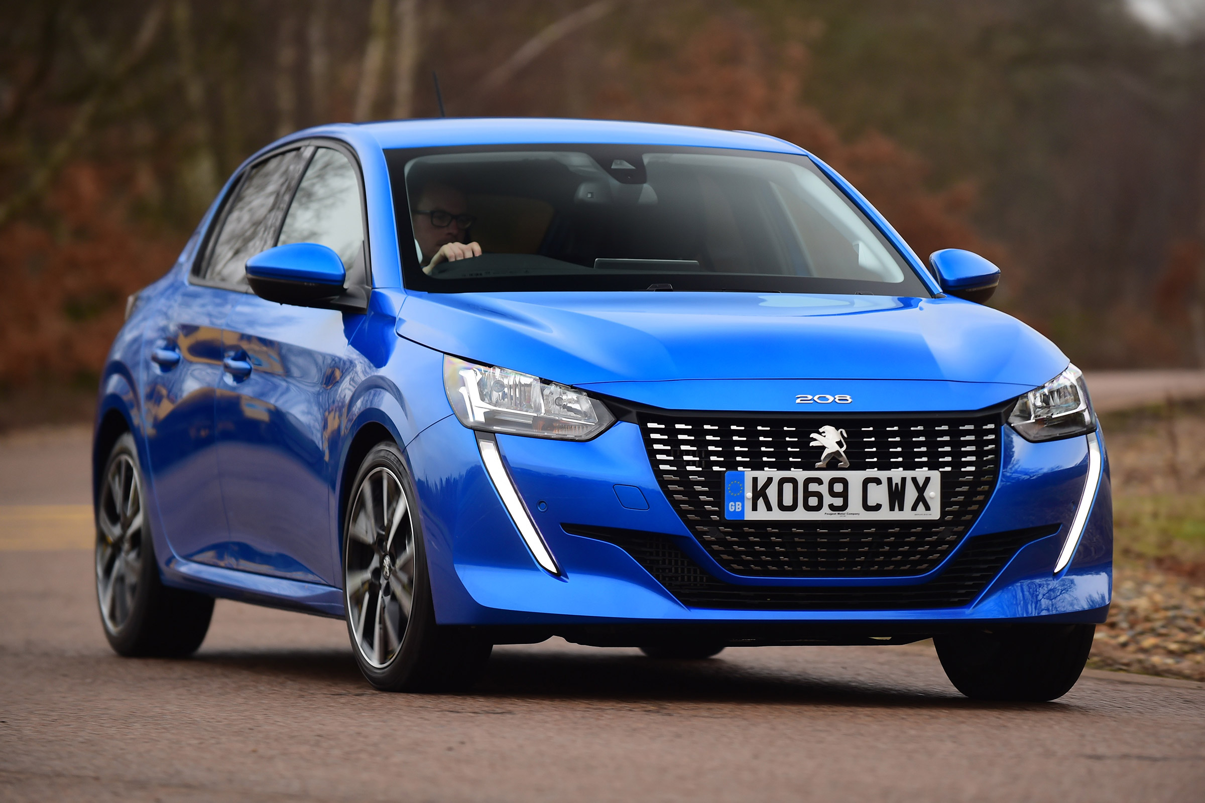 Peugeot 208 hatchback front cornering