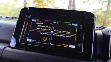 Suzuki Jimny SUV infotainment system