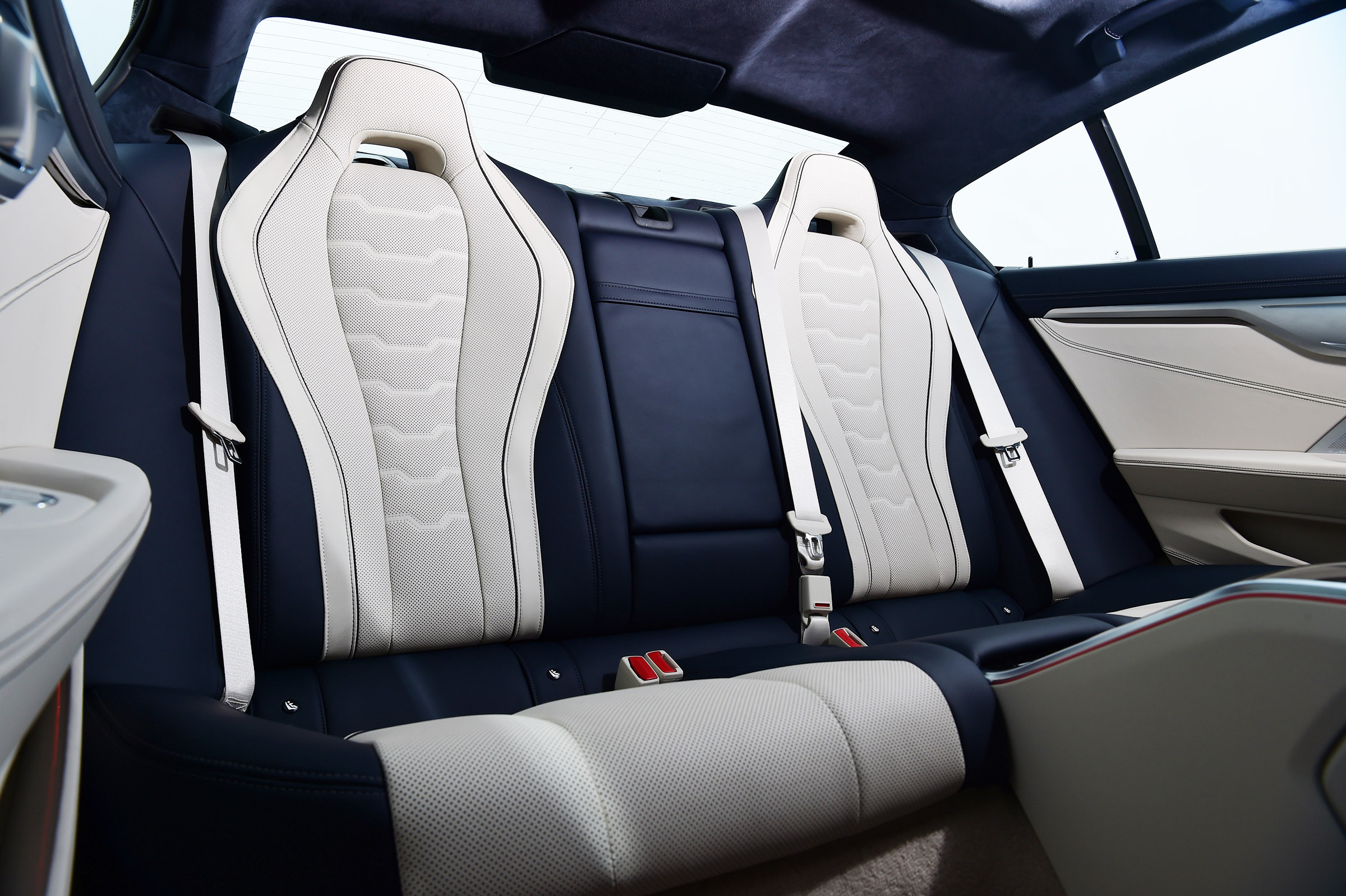 BMW 8 Series Gran Coupe saloon rear seats