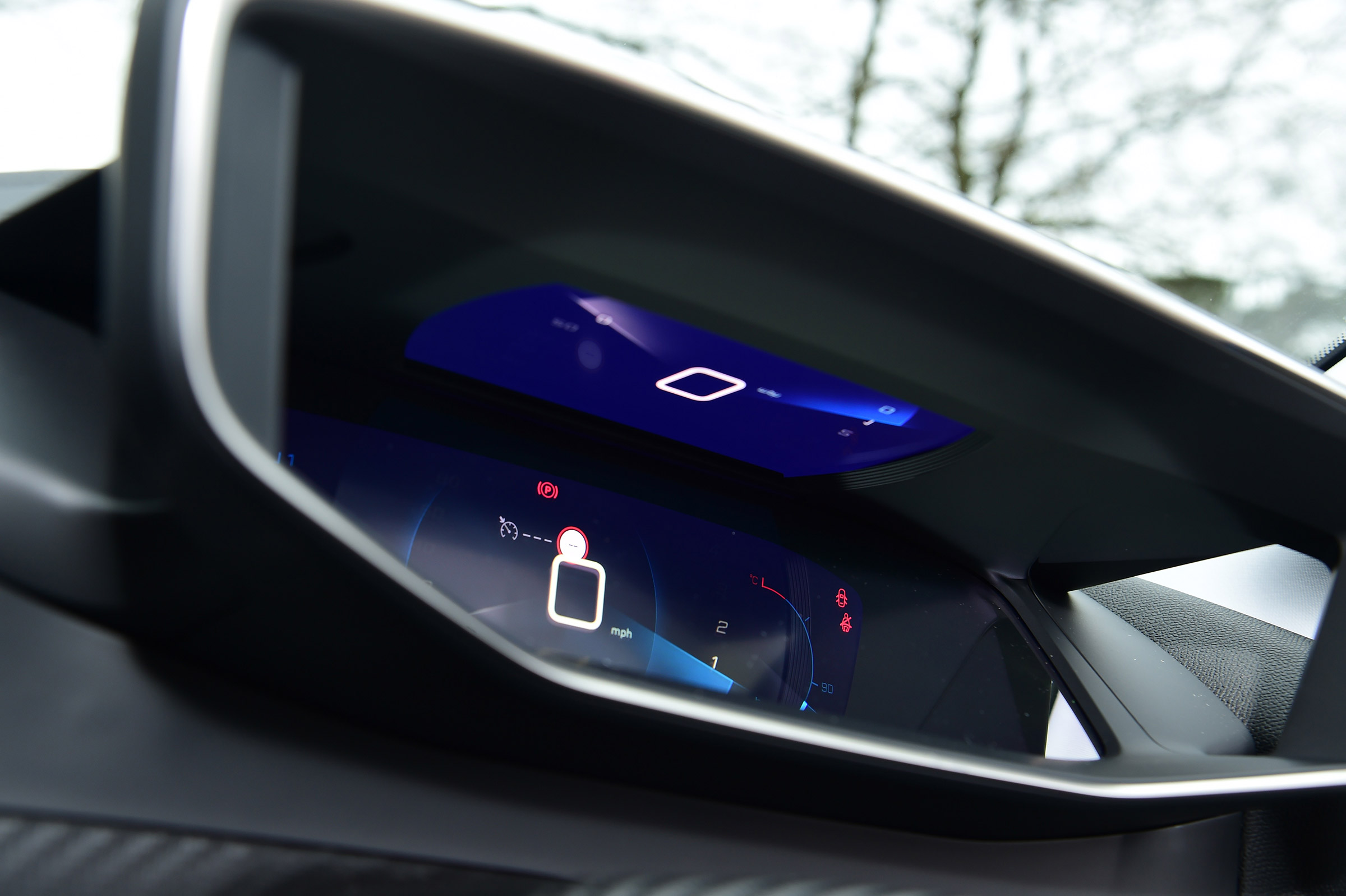 Peugeot 208 hatchback digital instrument cluster