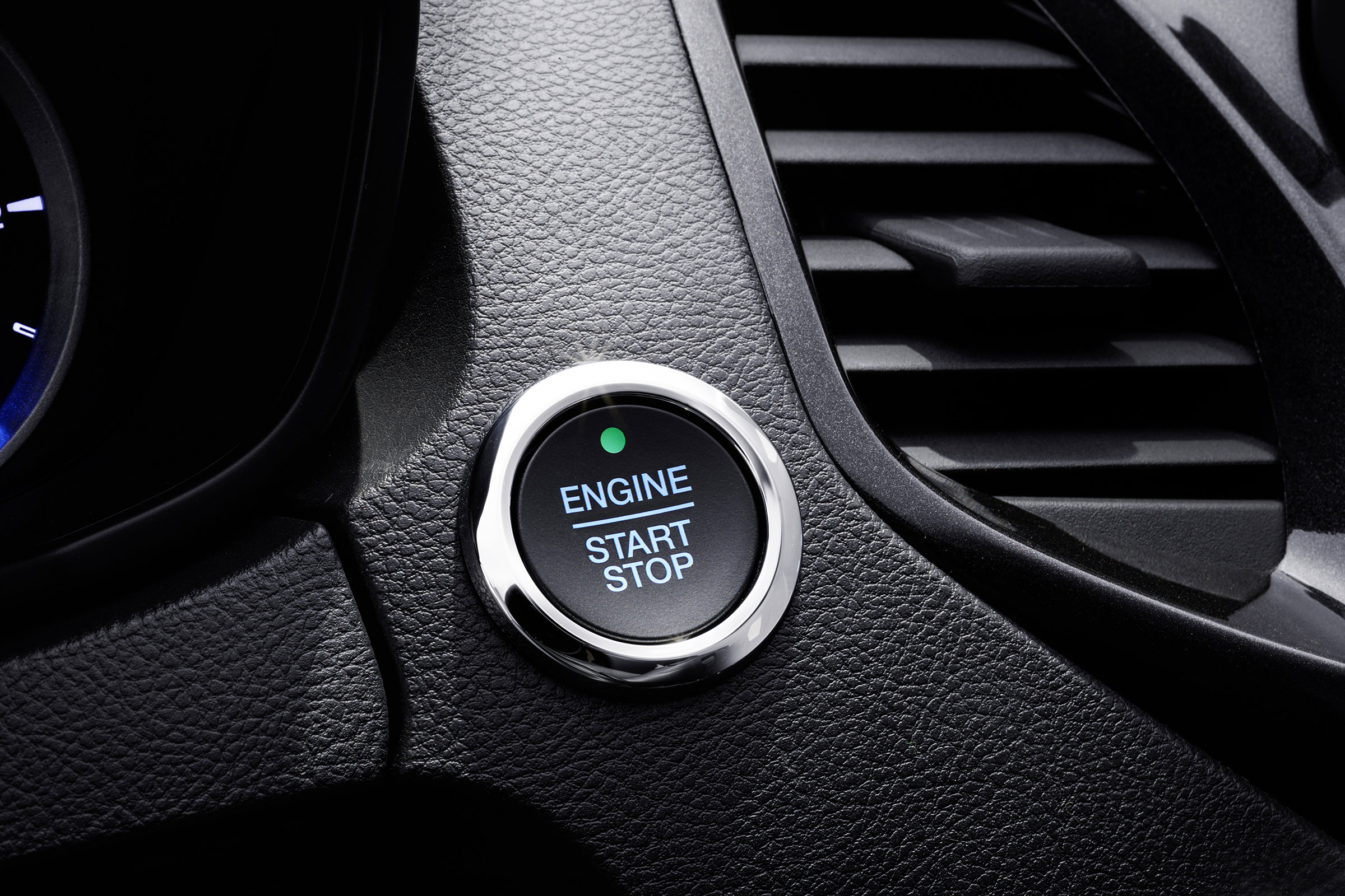 Ford Ka+ hatchback engine start stop button