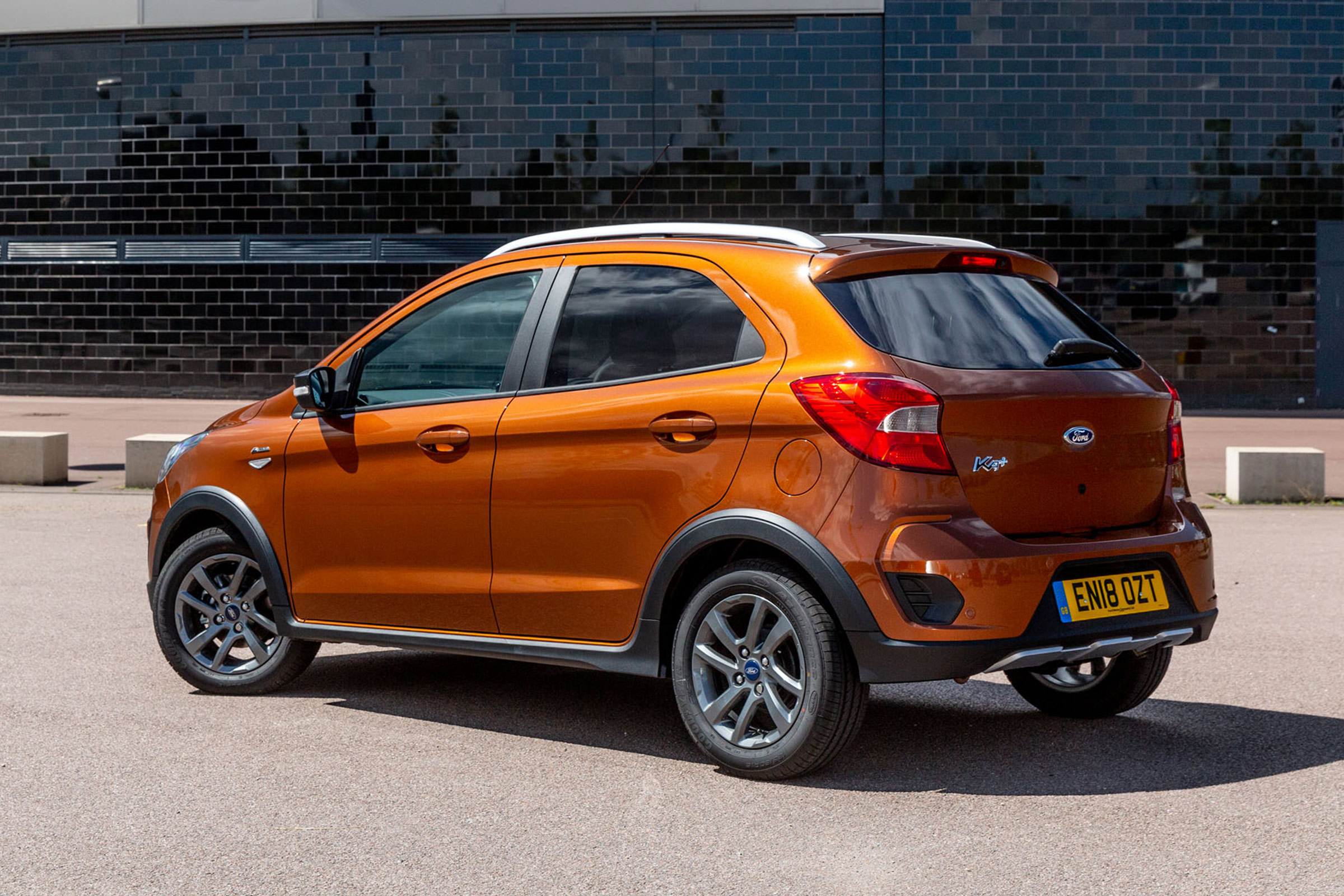 Ford Ka+ hatchback rear 3/4 static
