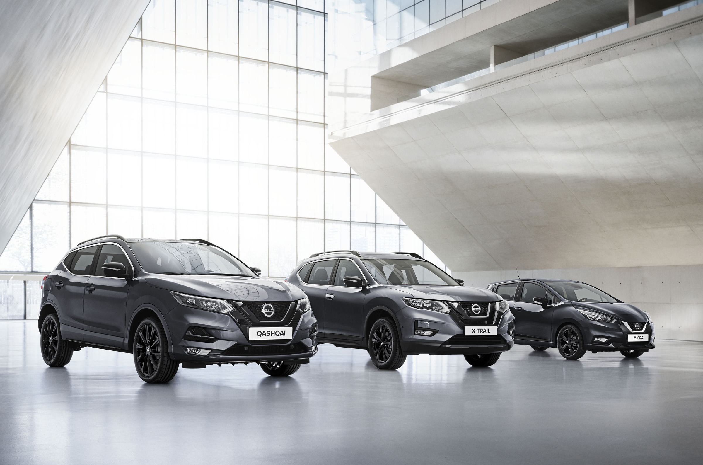 Nissan Qashqai, Nissan Micra and Nissan X-Trail editions