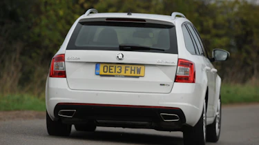 Skoda Octavia vRS - rear 3/4 view