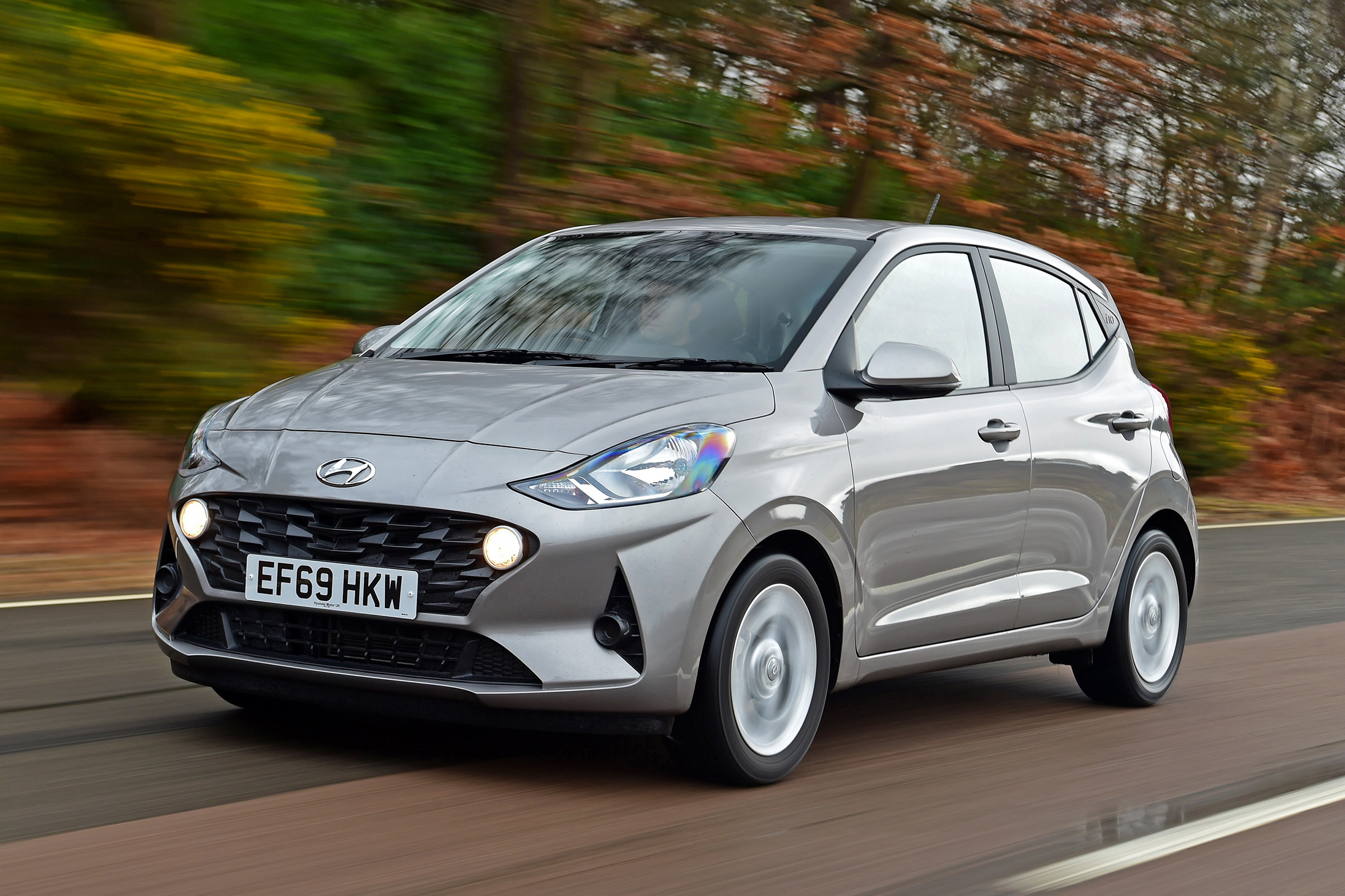 Hyundai i10 driving