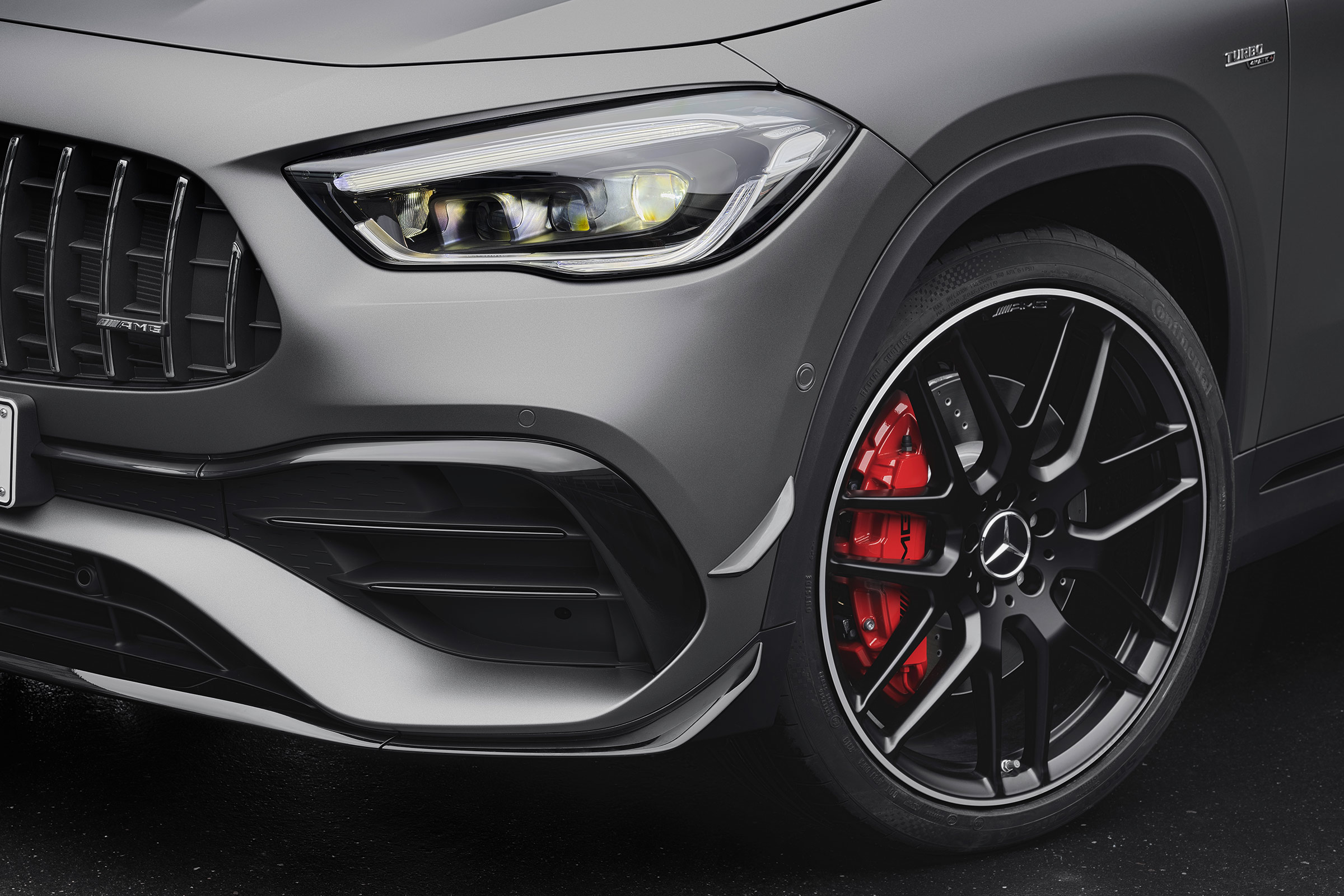 Mercedes-AMG GLA 45 S SUV front detail