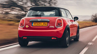 MINI Electric hatchback rear 3/4 tracking