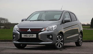 2020 Mitsubishi Mirage Design - front 3/4 view