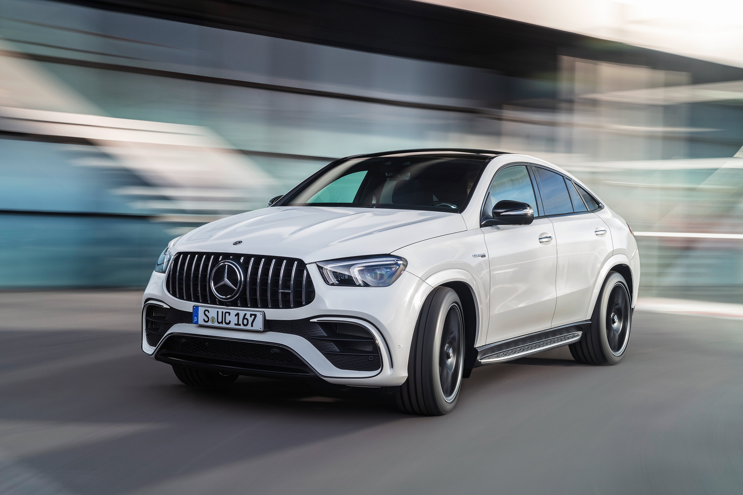 2020 Mercedes-AMG GLE 63 S Coupe front driving