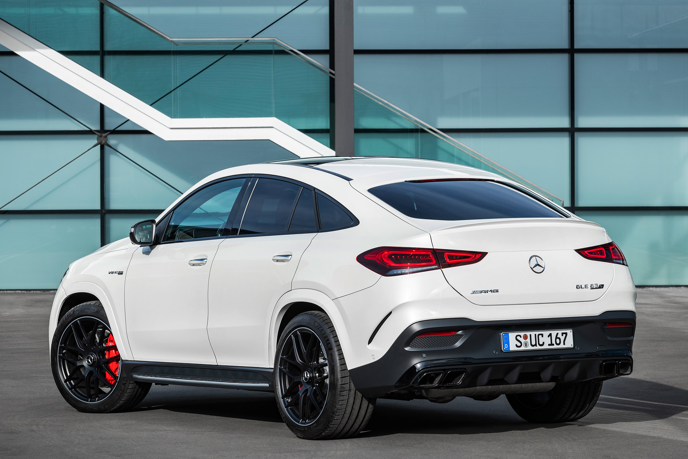 2020 Mercedes-AMG GLE 63 S Coupe rear 3/4 static