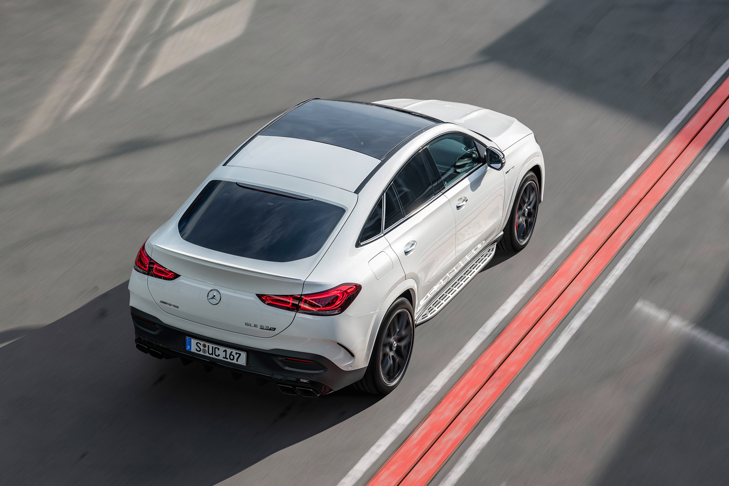 2020 Mercedes-AMG GLE 63 S Coupe overhead static
