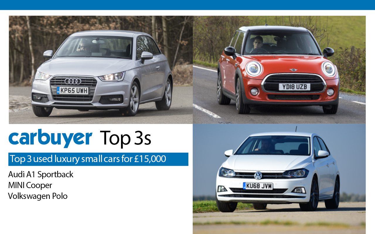 Top 3 used luxury small cars - Audi A1 Sportback, MINI Cooper, Volkswagen Polo 