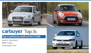Top 3 used luxury small cars - Audi A1 Sportback, MINI Cooper, Volkswagen Polo