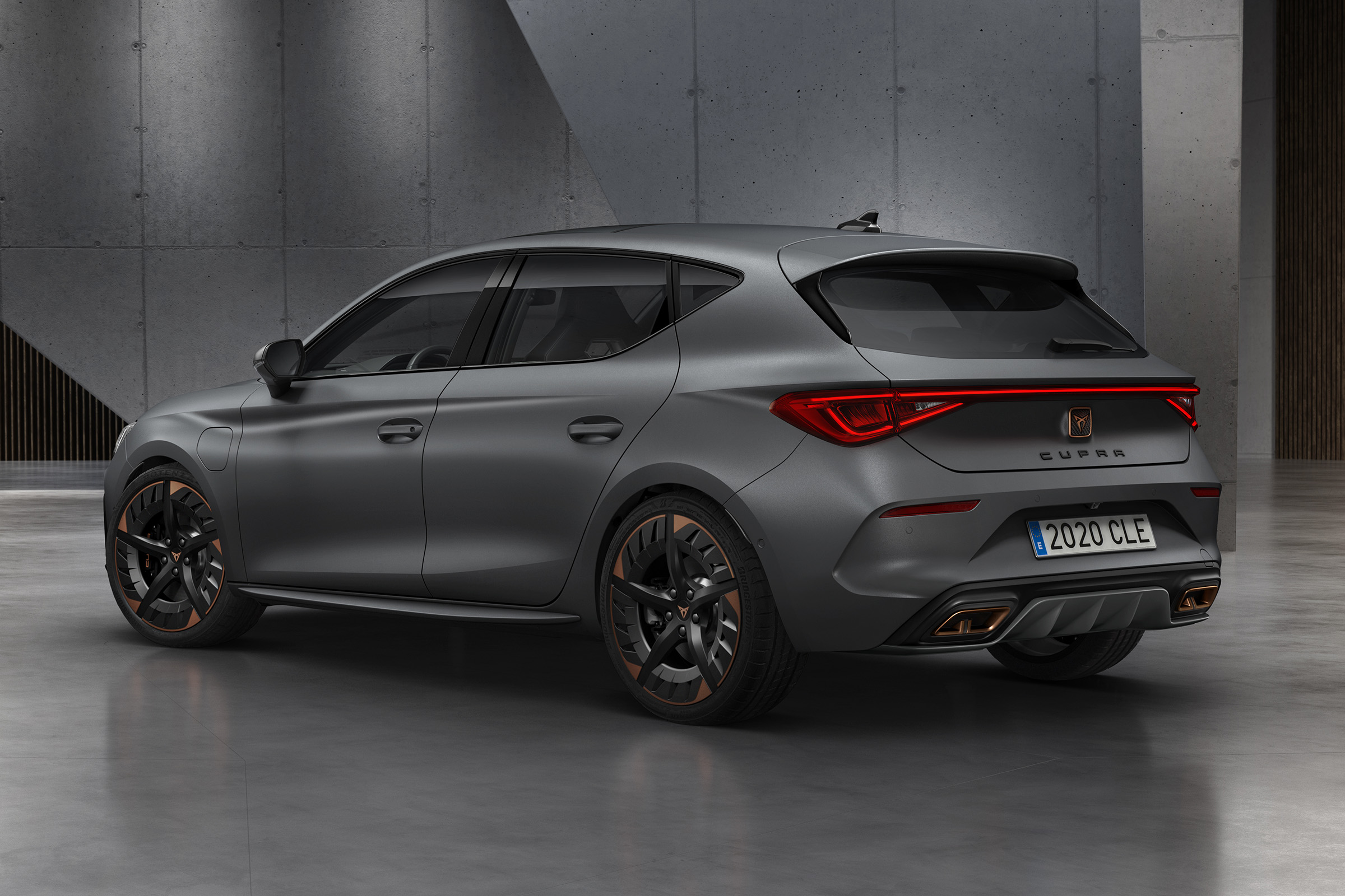 Cupra Leon hatchback - rear view