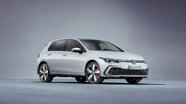 2020 Volkswagen Golf GTE - front 3/4 view
