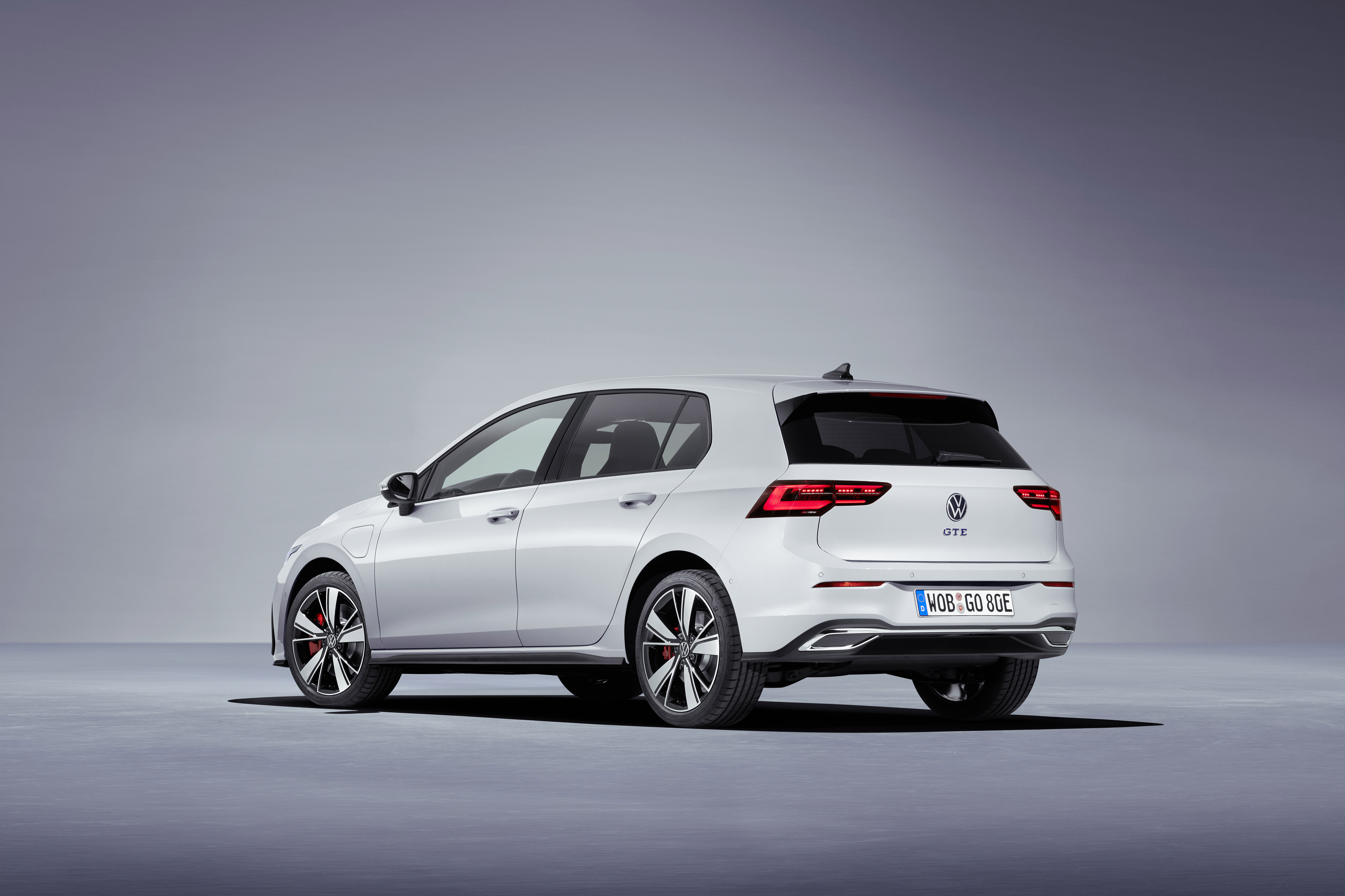 2020 Volkswagen Golf GTE - rear 3/4 view