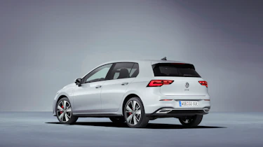 2020 Volkswagen Golf GTE - rear 3/4 view