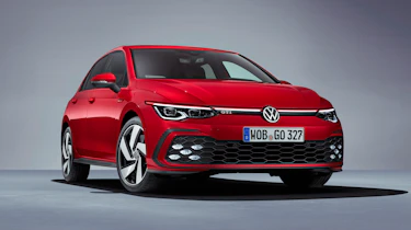 2020 Volkswagen Golf GTI - front 3/4 view close
