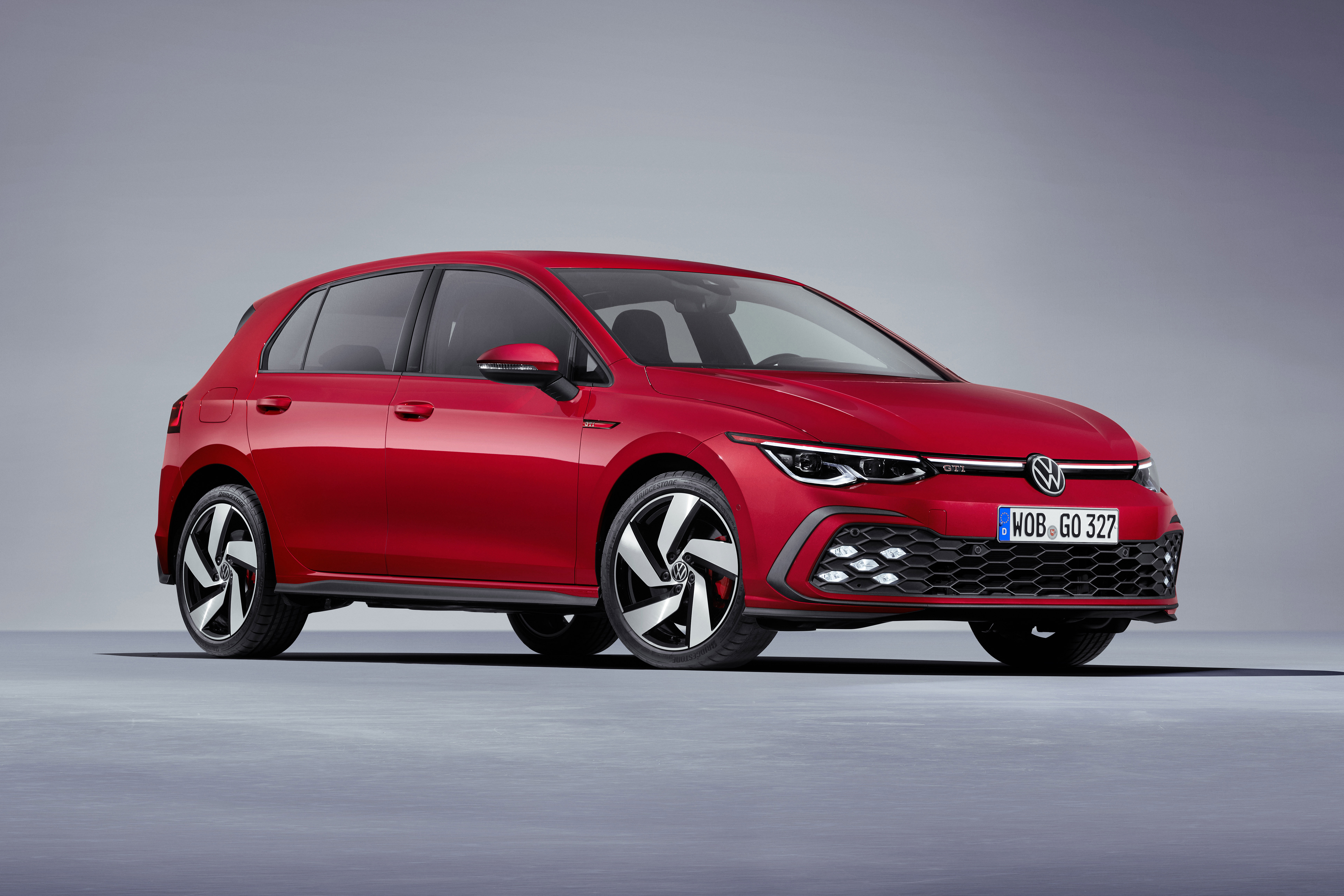 2020 Volkswagen Golf GTI  - front 3/4 view
