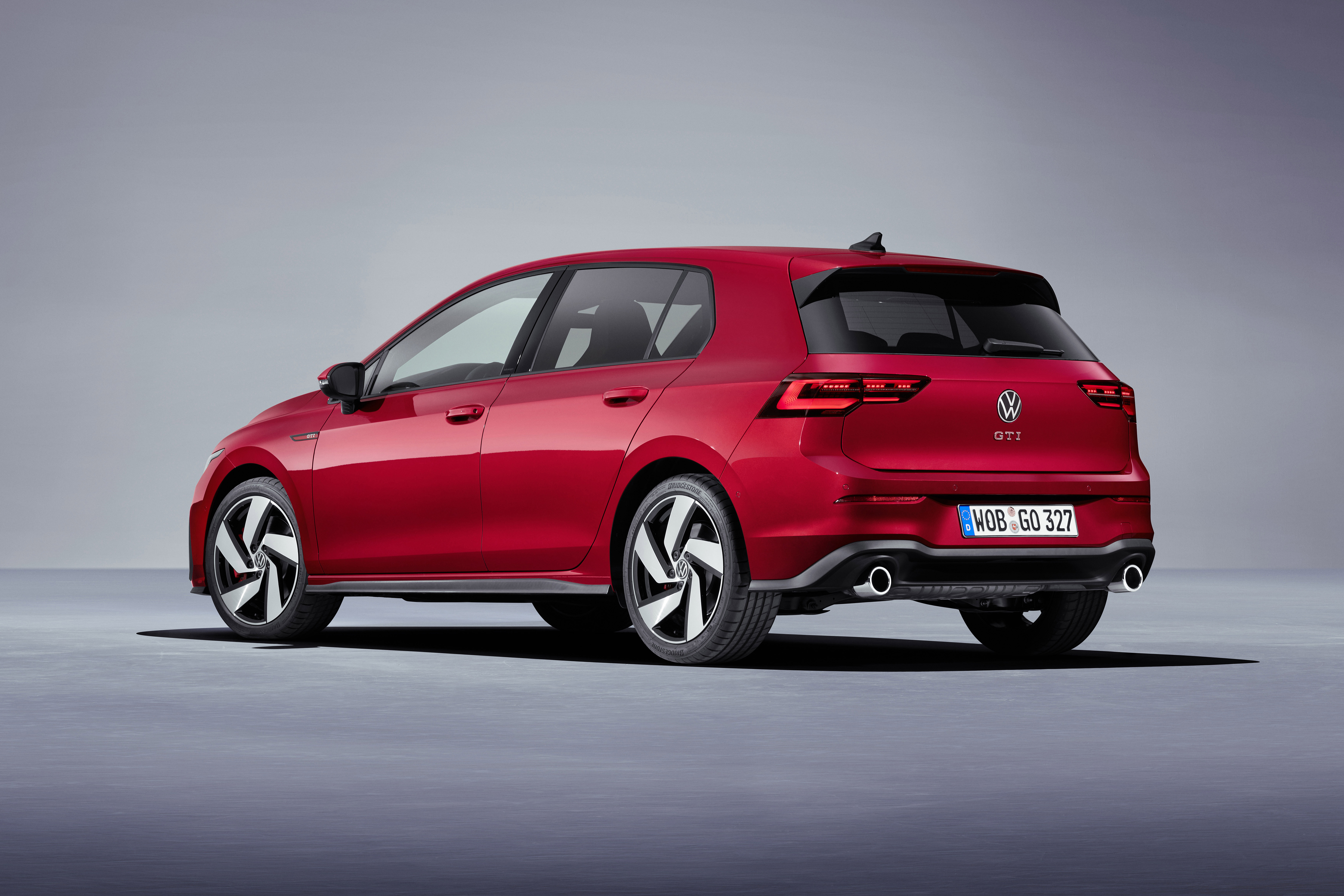 2020 Volkswagen Golf GTI  - rear 3/4 view