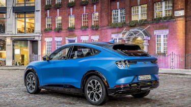 2020 Ford Mustang Mach-E in London - static rear 3/4