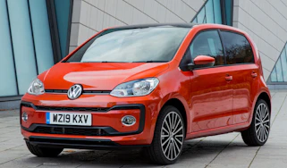 Orange Volkswagen up!