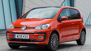 Orange Volkswagen up!