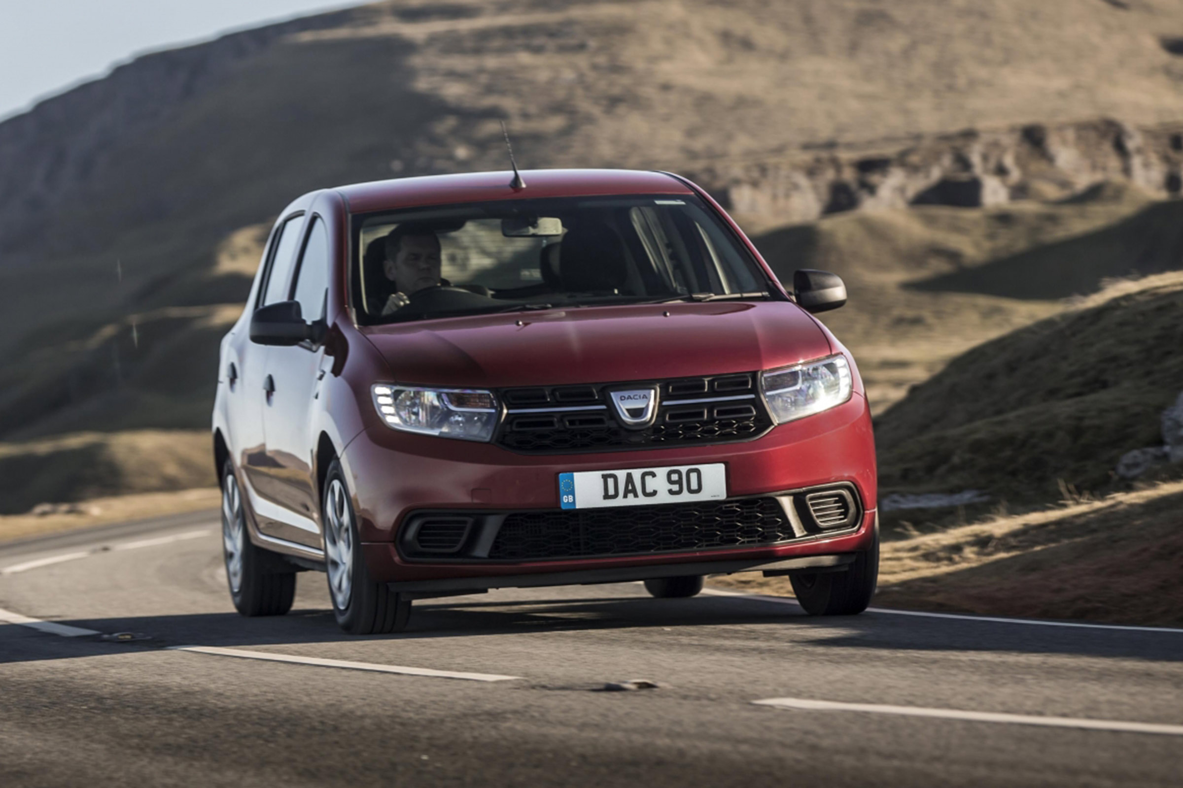 Dacia Sandero hatchback front cornering