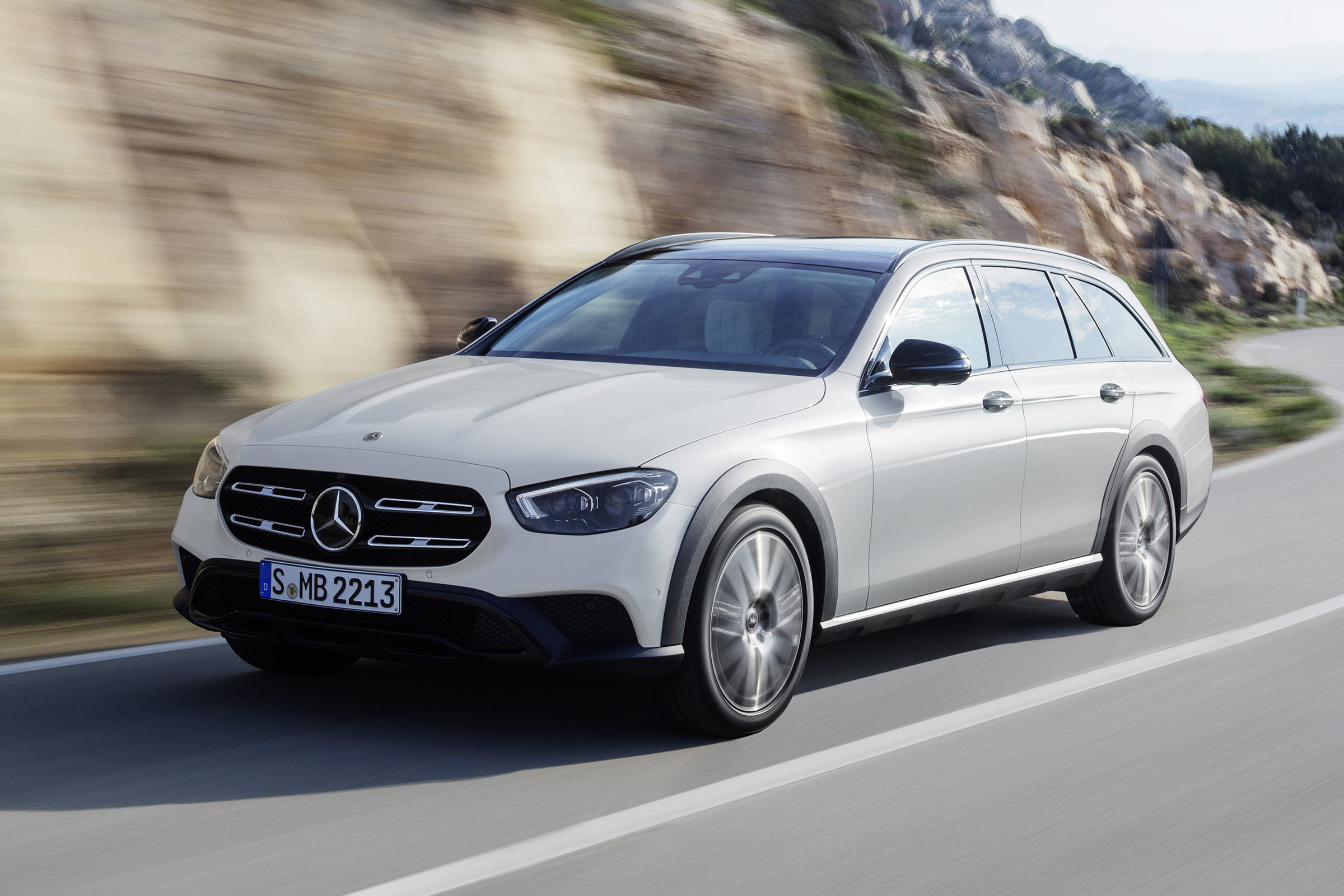 Mercedes E-Class All-Terrain driving