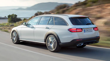 Mercedes E-Class All-Terrain driving - rear